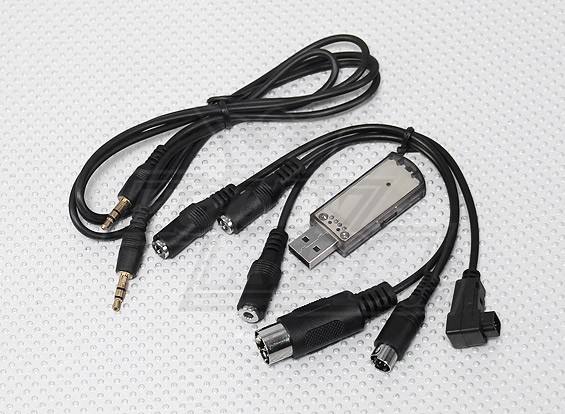 Cabo Simulador Usb-22x1-real Flight 7.0/phoenix 5/aerofly