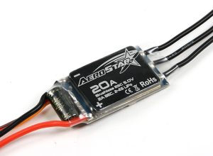 Esc Aerostar 20A Electronic Speed Controller Com 3A Bec (2~4S)