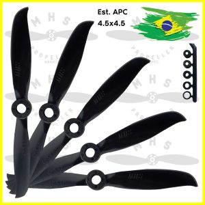 HELICE APC MHS 4.5x4,5 PRA AEROMODELOS ELETRICO