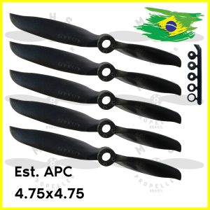 HELICE APC MHS 4.75x4.75 PRA AEROMODELOS ELETRICO