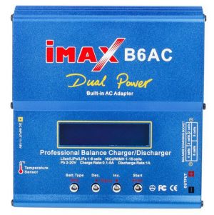 Carregador Imax B6 C/ Fonte 110/220 Lipo Life Nicd Nimh Black