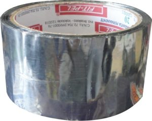 Fita Adesiva Entelagem Prata 48mm X 50 Mts - Fitpel 1ª Linha