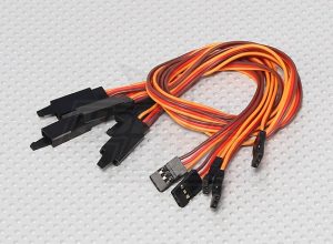 Extensão De Servo 30 cm futaba Peça