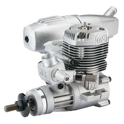 Motor Os 46Ax Abl de Incandescência de Avião Com Silenciador