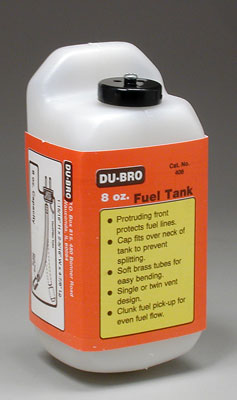 Tanque de Combustível Dubro Quadrado 8 Oz 240Ml